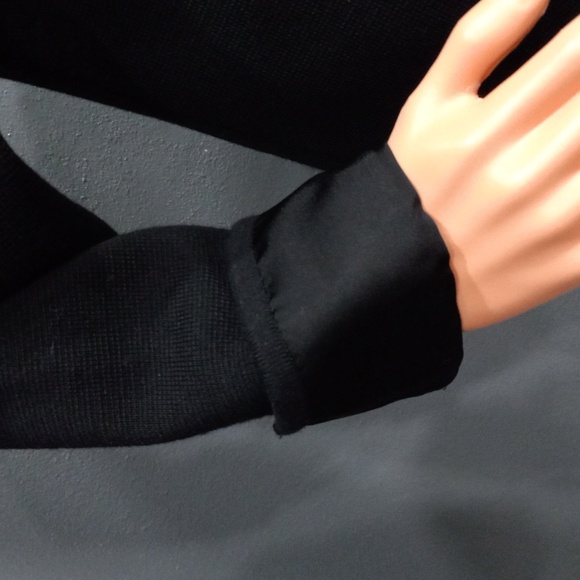 Italian Pavilian Wool Classic Black Women's Jacket - Picture 4 of 14